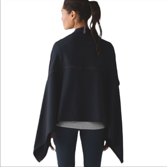 Lululemon Vinyasa Wrap Heathered nocturnal teal and black NWT - Picture 2 of 8